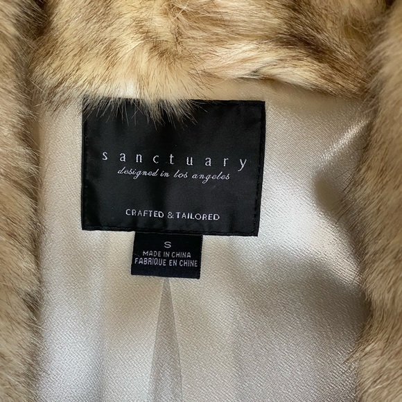 Anthropologie Faux Fur Vest - Picture 2 of 3